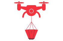 Buckets para Drones aéreos