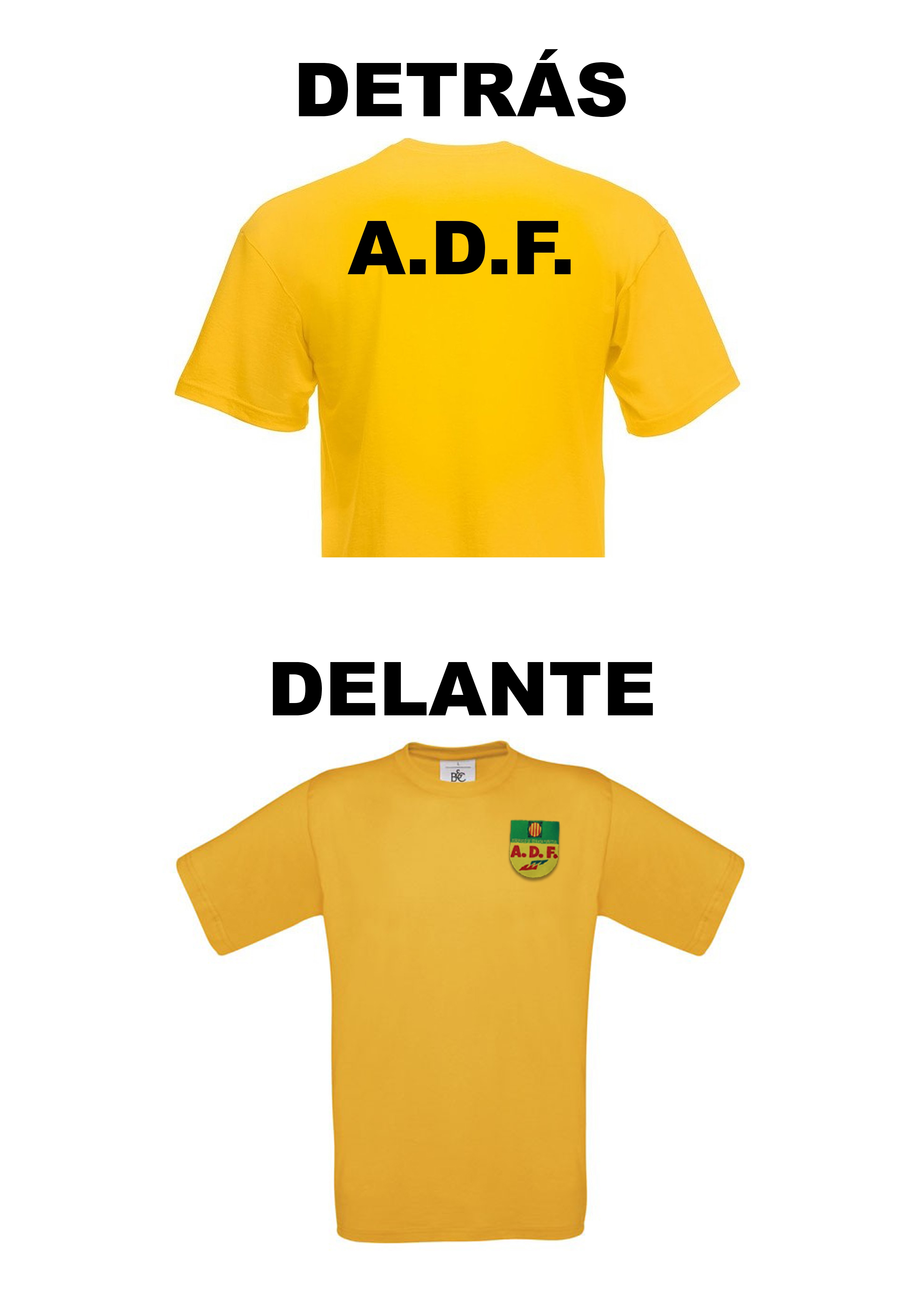 Camiseta forestal para la A.D.F 2