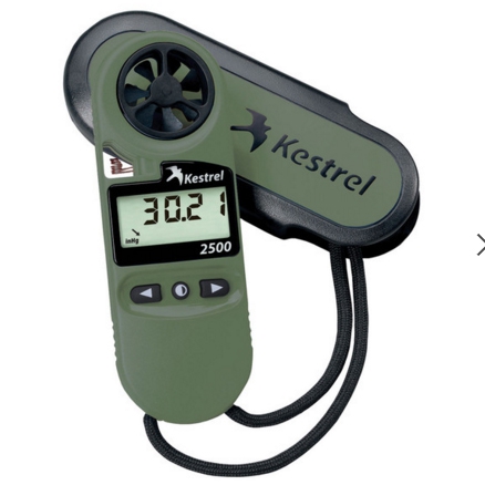 Kestrel® 2500 Pocket-windmesser Night Vision 2