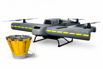 Brandbekämpfung mit Drohnen